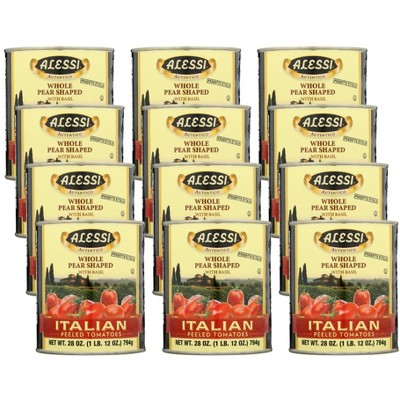 Alessi Italian Peeled Tomato - 12 pack, 28 oz