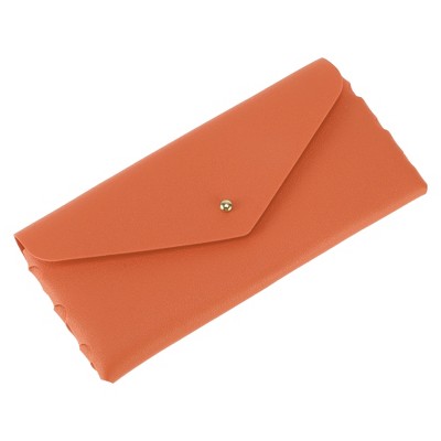 Unique Bargains Triangular Head Button Portable Eyeglasses Case