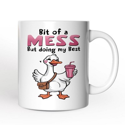 Coquette Pink Goose Mug, Sassy Gift (Non-Custom Only)| OrnamentallyYou