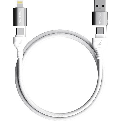 Nautica Multi Port Ultimate all-in-one Charging and Syncing Solution Cable CB400 ( 4In1 ) (100W)