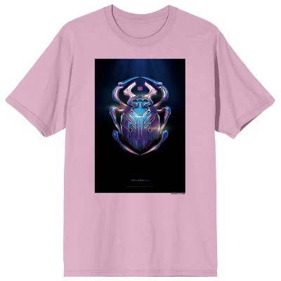 Blue Beetle Poster Crew Neck Short Sleeve Cradle Pink Men's T-shirt