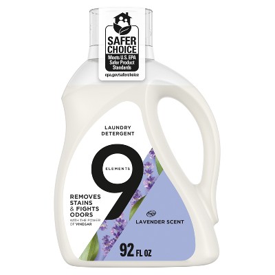 9 Elements Lavender HE Compatible Liquid Laundry Detergent