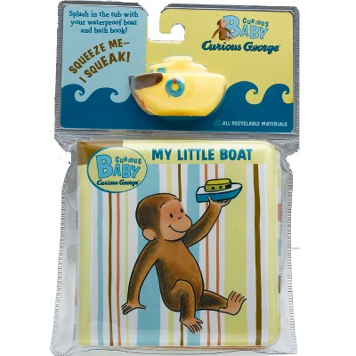 Curious Baby: My Little Bath Book & Toy Boat - (Curious Baby Curious George) by  H A Rey (Mixed Media Product)