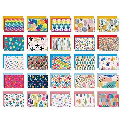 Dessie® 50 Blank Greeting Cards and Envelopes with Unique Designs for All Occasions, 4” x 6”