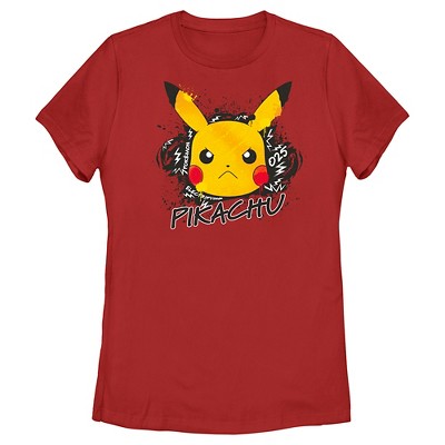 Women's Pokemon Angry Pikachu T-Shirt