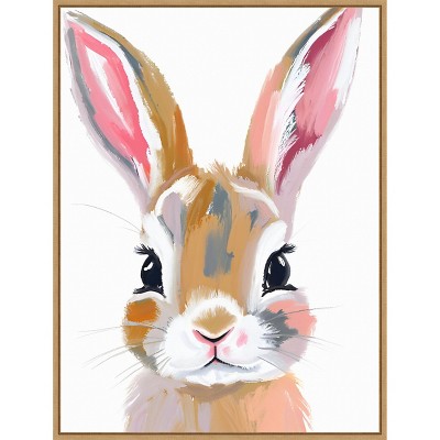 Amanti Art Bunny by Ohkimiko  Framed Canvas Wall Art