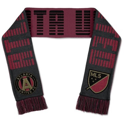 MLS Atlanta United FC Men's Scarf - One Size: Acrylic Solid Wrap, Tagless Design