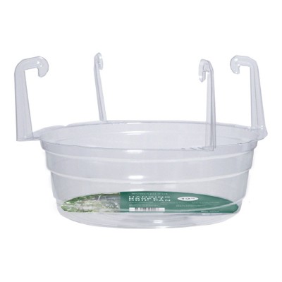 Curtis Wagner Hanging Basket Drip Pan, Clear, 12in