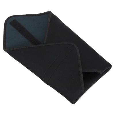 Unique Bargains Neoprene Waterproof Wear-resistant Shockproof Wrap Lens Pouch Bag Black&Grey