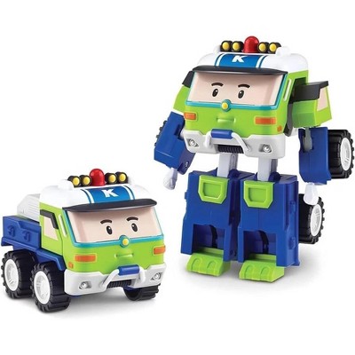 Robocar Poli 4" Transforming Robot Toy –Keaton Emergency Rescue Vehicle Playset | Car Toy Action Figure Collection