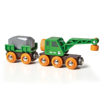 BRIO Clever Crane Wagon 33698 4pcs