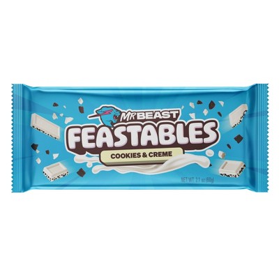 Feastables MrBeast Cookies and Cream Chocolate Bar - 60g