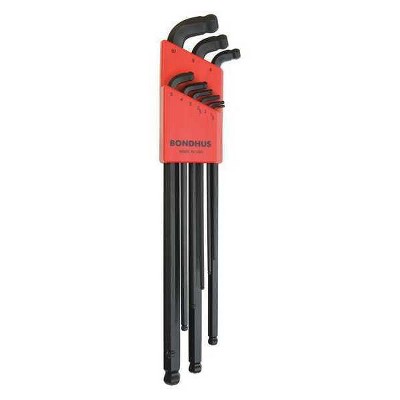 Bondhus  HexKeySt, L, 3 1/2 to 8 23/32, 67099