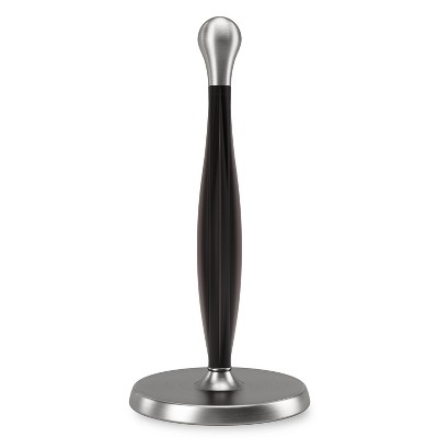Umbra Steel Tug Paper Towel Holder Smoke: Freestanding Kitchen Holder, 5-Year Warranty, Spot Clean, 13.5" Height