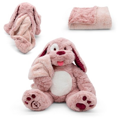 Pinky Doodle Dog Blankie Bestie 2-in-1 Blanket & Plush
