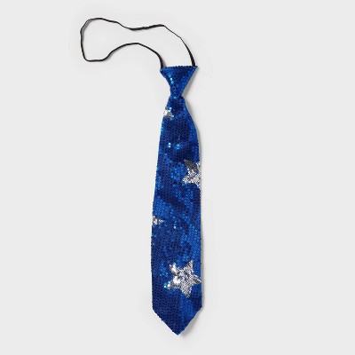 Adult Light Up Sequin Tie July4th Costume Wearable Accessories - Sun Squad™