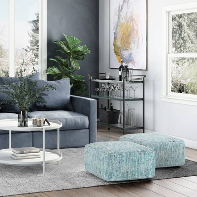 Terri Square Pouf - WyndenHall