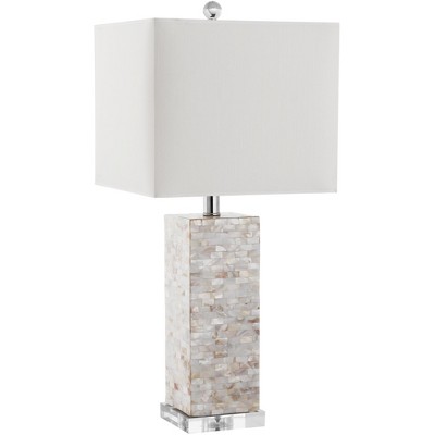 Homer Shell/Acrylic Lamp - 26 Inch Height - LIT4106 - Shell - Safavieh