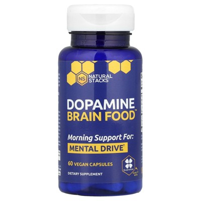 Natural Stacks Dopamine Brain Food™, 60 Vegan Capsules