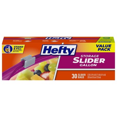 Hefty Gallon Food Storage Slider Bag