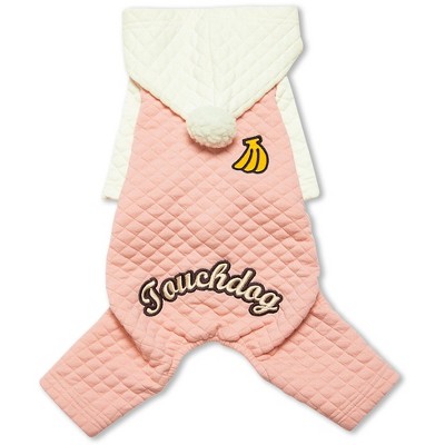 Touchdog (R) Designer Quilted Full-Body Hooded Dog Sweater