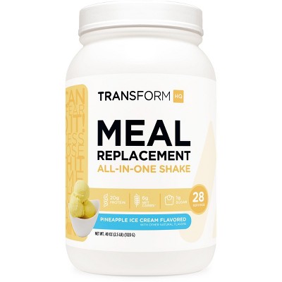 TransformHQ Meal Replacement Shake - Pineapple Ice Cream, 28 Servings