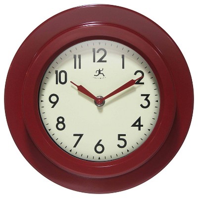 9.75" Retro Escape Wall Clock - Infinity Instruments