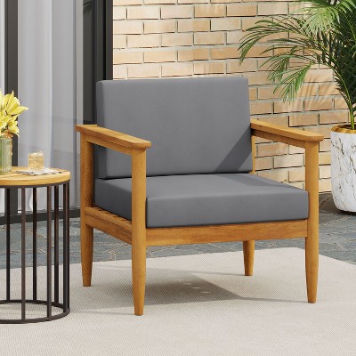 Unholstered Fabric Gavin Club Chair,grey-Christopher Knight Home