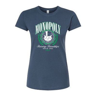 Women's - Monopoly - Monopoly Collegiate Fitted Graphic T-Shirt