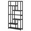 Resenkos Bookshelf, Bookcase Standing Shelf Unts,79" Tall Bookshelf, 7-Tier Bookcase Open Display Shelves,Black - 3 of 3