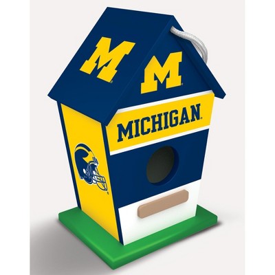 MasterPieces Team Logo Wood Birdhouse - NCAA Michigan Wolverines