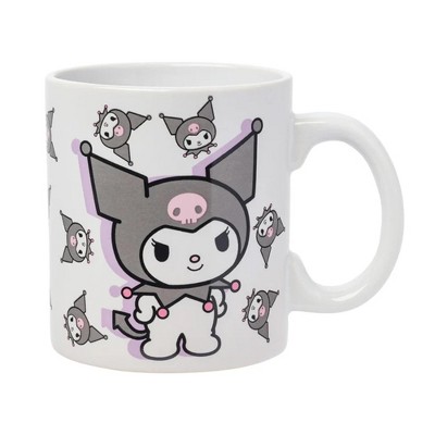 Silver Buffalo Sanrio Kuromi Naughty Poses 20 Ounce Ceramic Mug