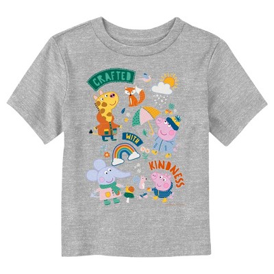 Toddler's Peppa Pig Crafted With Kindness T-Shirt