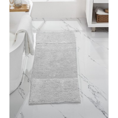 Granada Bath Rug 100% Premium Cotton Tufted Non-Slip Backing Bathmats for Bathroom, Soft Absorbent Machine Washable Floor Bathmat