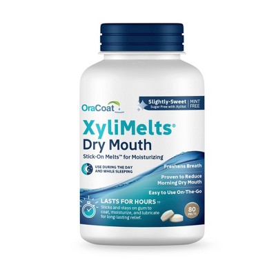 OraCoat XyliMelts for Dry Mouth Relief Slightly Sweet