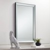 Uttermost Verne Matte Black Edging 24" x 38" Rectangular Wall Mirror - 2 of 4