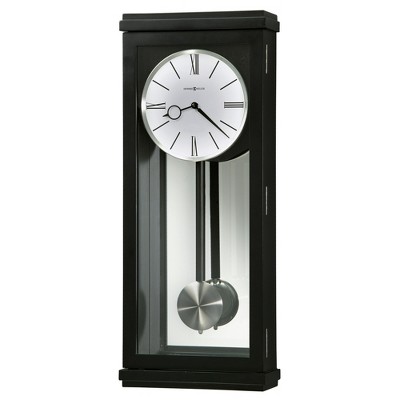 Howard Miller Alvarez Wall Clock 625440 Black Satin