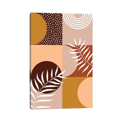 Baked Earth Geometric Theme by Emanuela Carratoni Unframed Wall Canvas - iCanvas