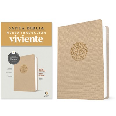 Biblia Valor Prémium Ntv, Letra Grande Con Filament (Sentipiel, Café Claro) - (Leather Bound)
