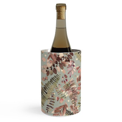Ninola Design Ferns Foliage Nature Green Wine Chiller - Deny Designs