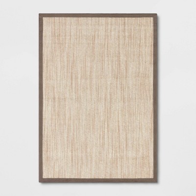 Solid Woven Border Rug - Threshold™