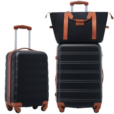 ORRD 2-Piece Hardshell Spinner Luggage Set (20"+24") w/TSA Lock - Lightweight Suitcases + Bonus Bag