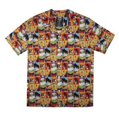 Dragon Ball Super: Super Hero Character Poster All-Over Print Short Sleeve Button-Down Shirt