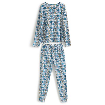 Vera Bradley Women's Outlet Cotton Henley Pajama Set