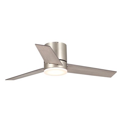 Parrot Uncle 48" Modern LED Flush Mount Ceiling Fan with Light and Remote