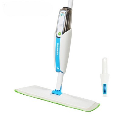 JANSNO Washable Mat Spray Mop with 300ml Reusable Bottle