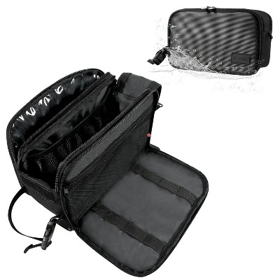 Tirrinia Travel Toiletry Bag for Men, Waterproof Leak-Proof Toiletries Organizer Dopp Kit Pouch for Gym, Daily Use & Essentials Storage