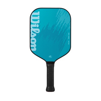 Wilson 16'' Fierce Team Traditional Pickleball Paddle - Blue: Fiberglass, 8.25 oz