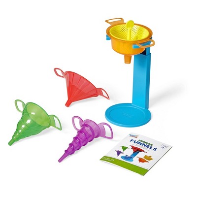 Hand2Mind Starter Science Funnels Set: Preschool Science Kit with Stand & Experiment Guide