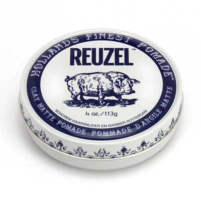 Reuzel Clay Matte Pomade - Men's Hair Pomade - 4 oz